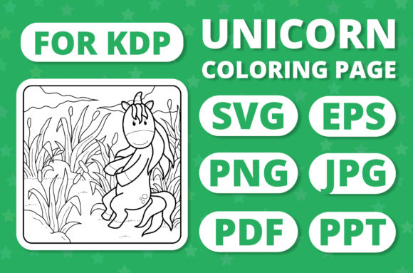A Brand Designer's Review: KDP Unicorns Seasons Coloring Page 6