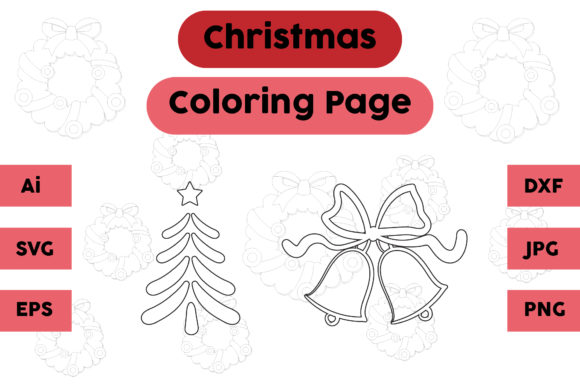 A Graphic Designer's Review: Christmas Tree Bell Coloring Pages for Branding