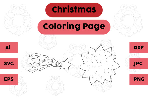 A Star Graphic for Festive Coloring Pages Amp Creative Projects