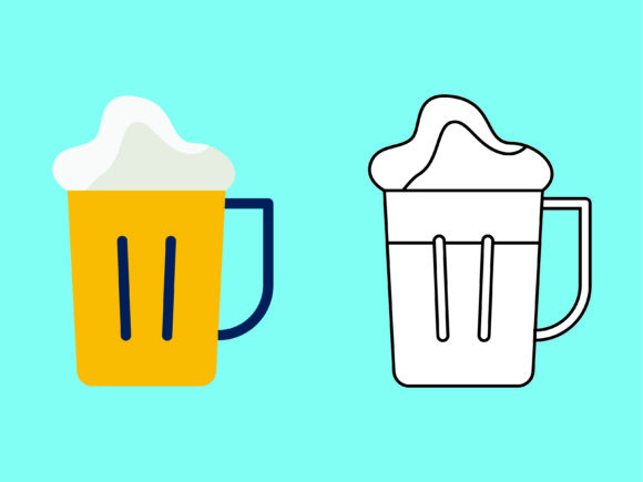 Beer Kids Coloring Vector Beach Set: A Designer's Review