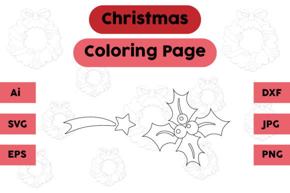 Christmas Coloring Page Star Plum Set 03: A Designer’s Asset Review