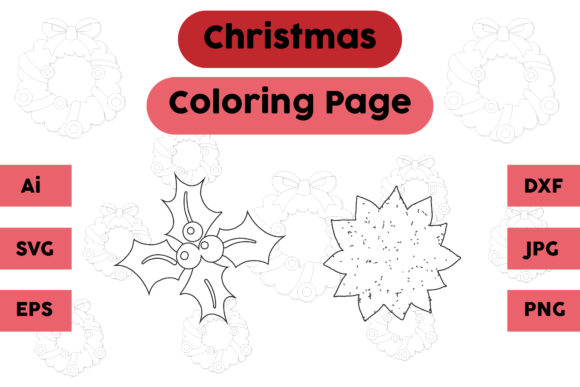 Crafting Elegance with the Plum Christmas Coloring Graphics