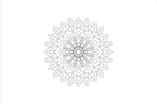 Exploring Coloring Mandala Book Art 0141 for Crafts