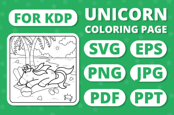 KDP Unicorns Seasons Coloring Page 13: A Designer's Real-World Review