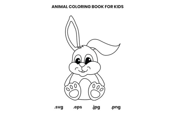 Rabbit Coloring Book Page: A Charming Addition for Kids' Brands