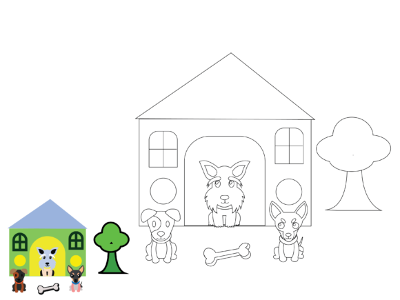 Review: Dog Friendly Coloring Kids Vector Graphics