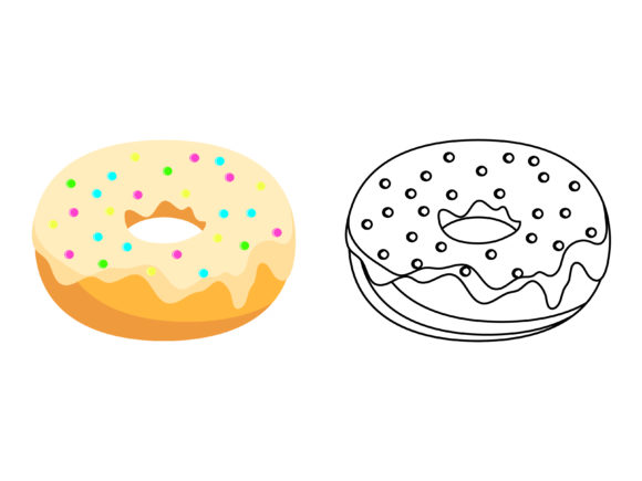 Vanilla Donuts Kids Coloring Design Review